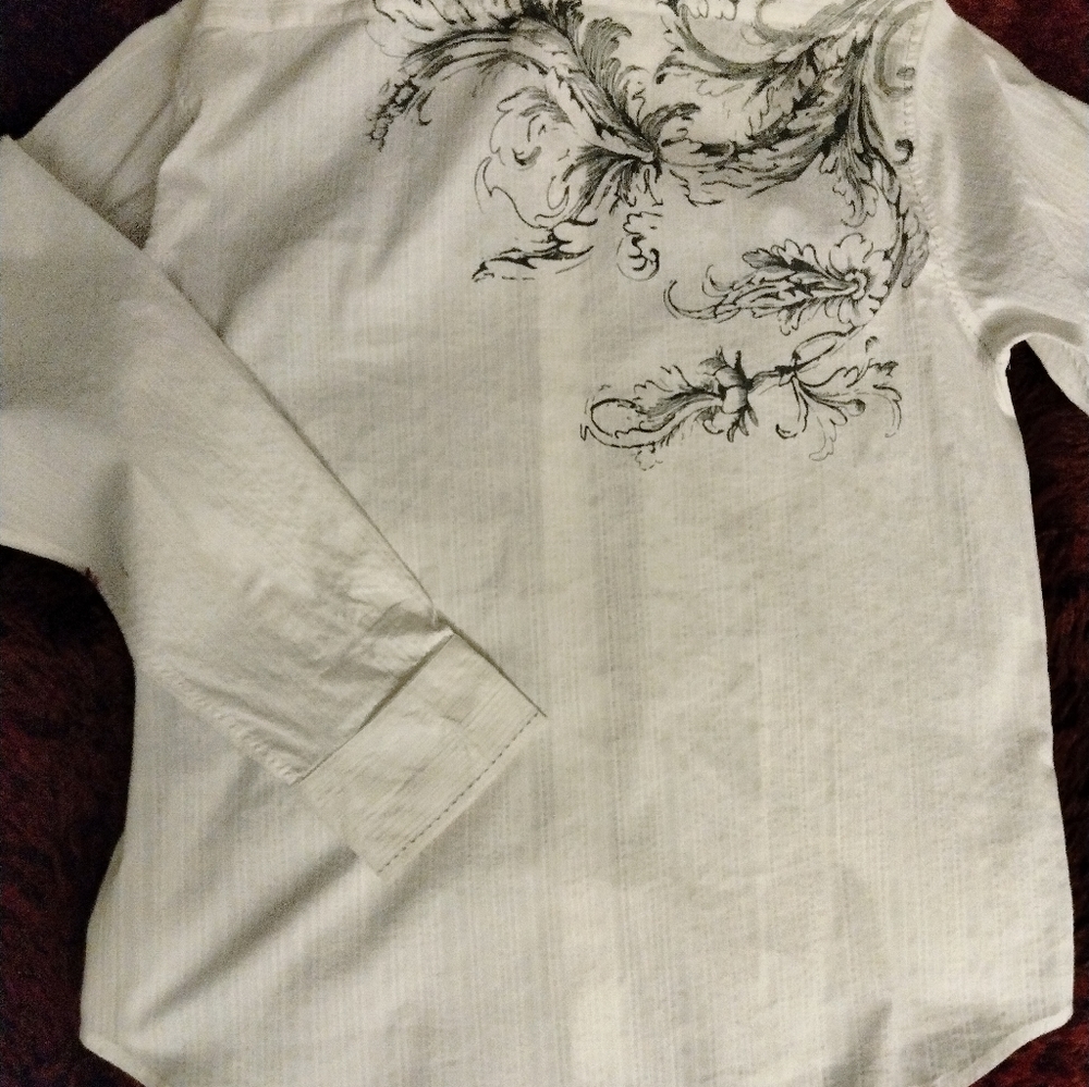 7 Diamonds XXL white long sleeve